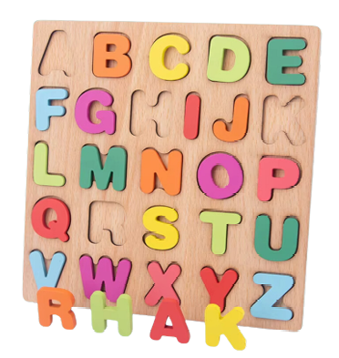 Kids Educational Wooden Learning Puzzle 3-in-1 set